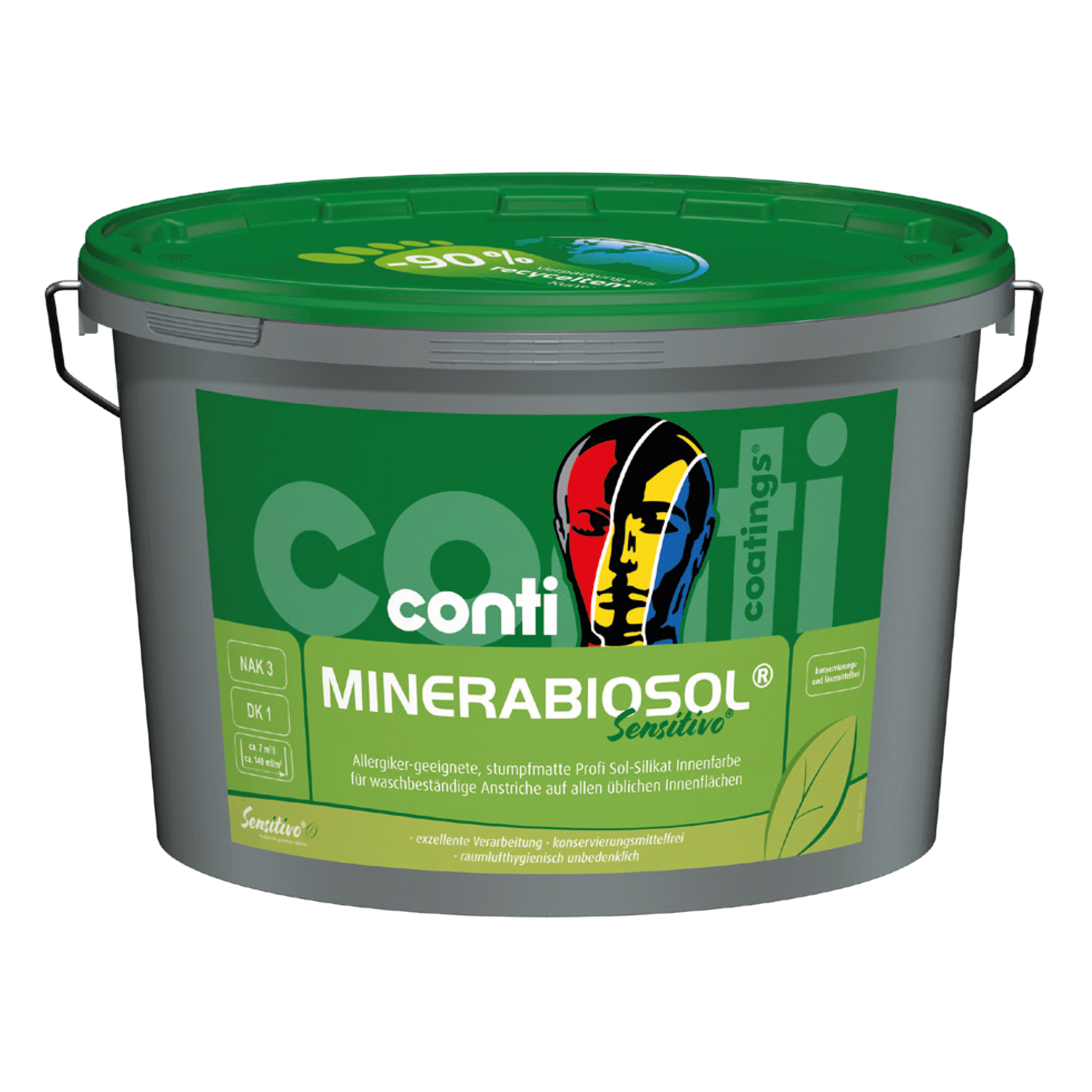 Conti Minera Biosol Senitivo Silikat-Innenfarbe 12,5 Liter