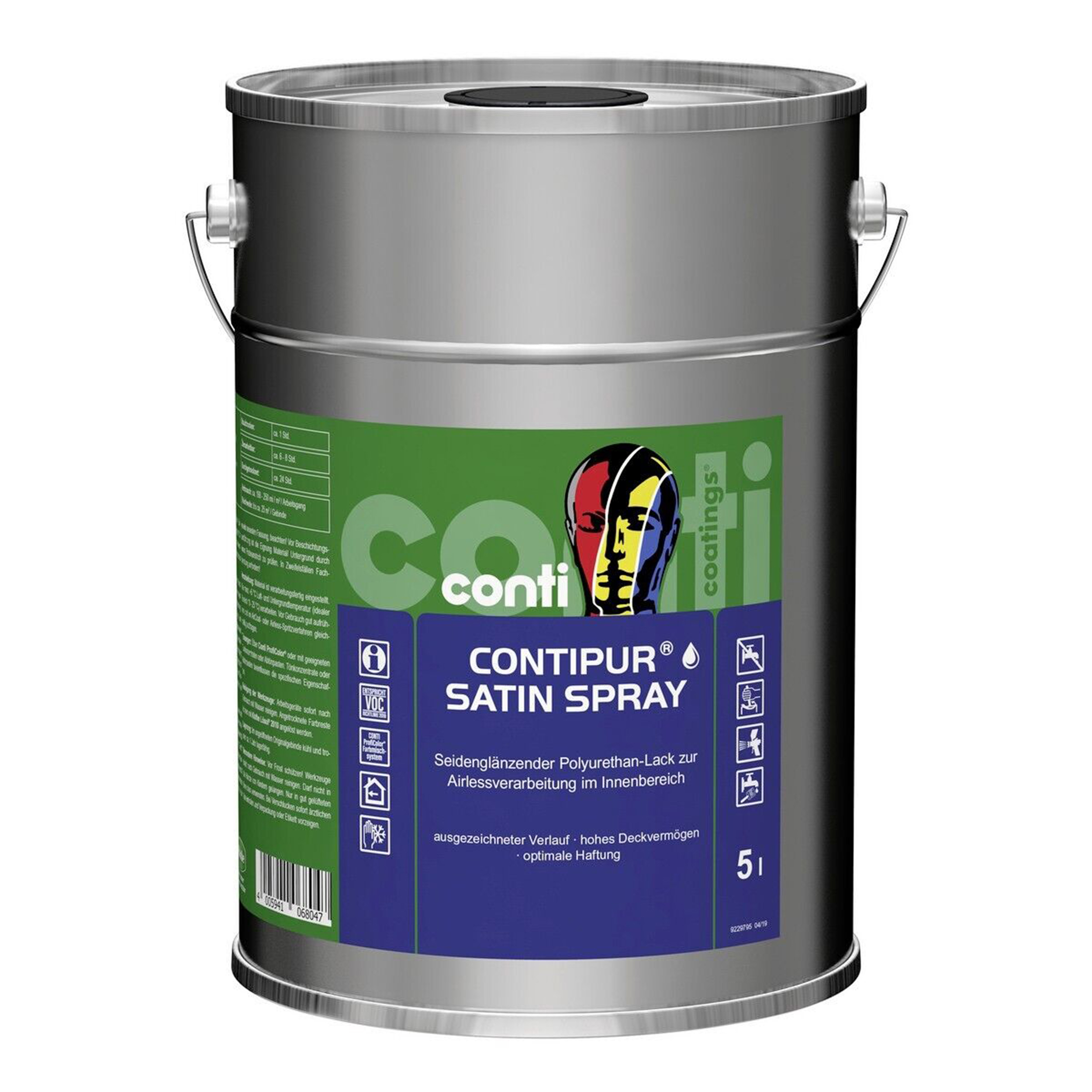 ContiPur Satin Spray Weißlack seidenglanz 5 Liter